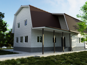 country house 3D-Modell