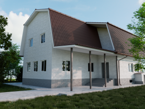 country house 3D 模型