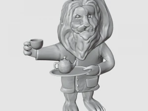 lion and english tea 3D Model