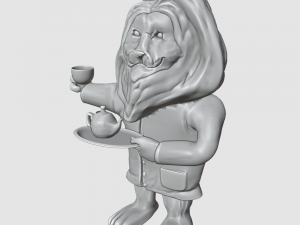 lion and english tea Modello 3D