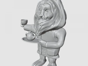 lion and english tea 3D Model