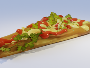 tortilla 3Dモデル
