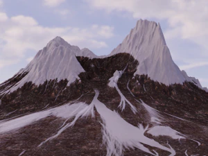 mountain in the himalayas 3D Model