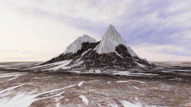 mountain in the himalayas 3D Model .c4d .max .obj .3ds .fbx .stl .blend