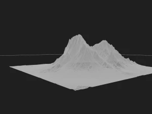 mountain in the himalayas 3D Model