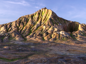 green mountain 3D मॉडल