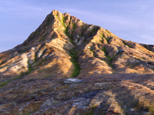 green mountain Model 3D