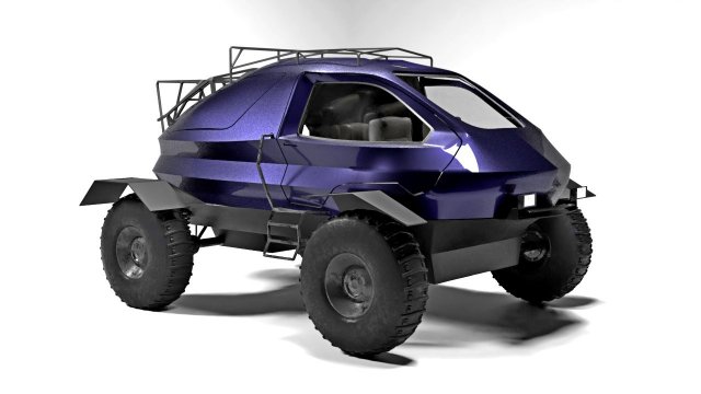 machine bug suv 3D Model .c4d .max .obj .3ds .fbx .stl .blend 