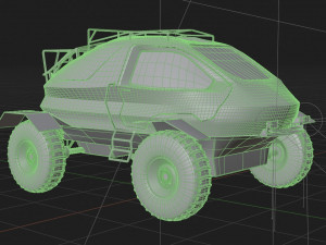 machine bug suv 3D Model