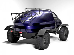 machine bug suv 3D Model