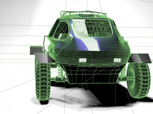 machine bug suv 3D Model