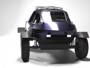 machine bug suv 3D Model