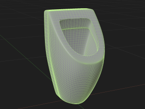 urinal villeroy boch subway 3Dモデル
