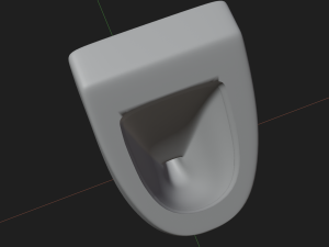 urinal villeroy boch subway 3Dモデル