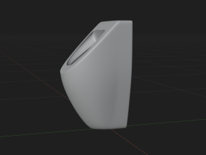 urinal villeroy boch subway 3Dモデル