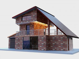 рисунок дома 3D Модель