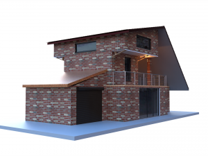 house drawing 3D 模型