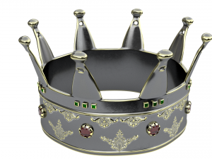 king crown low-poly 3D Model