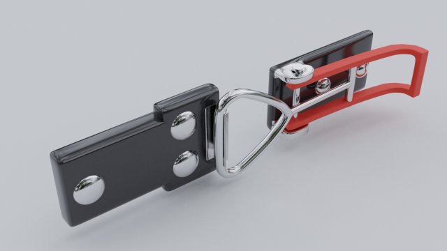 adjustable tension lock Model 3D .c4d .max .obj .3ds .fbx .stl .blend 