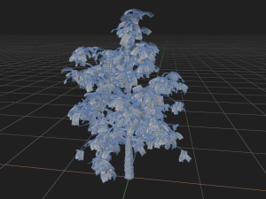 orange tree 3D 模型