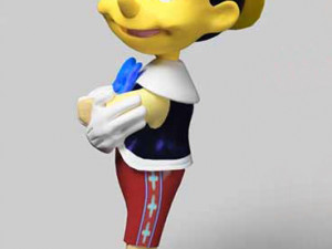 Disney pinocchio 3d rigged in 3ds max 3D-Modell