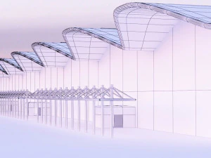 Hong kong international airport 3D Model