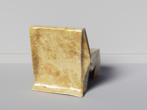 poltrona stone chair 3D 模型