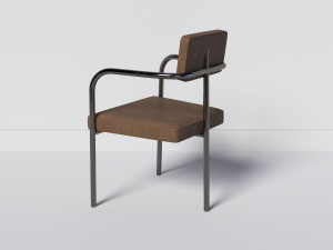 rag pipe chair 3D 模型