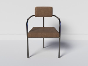 rag pipe chair Model 3D