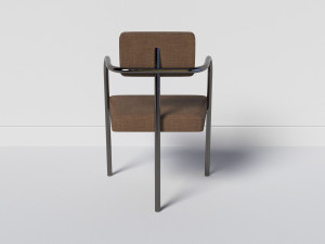 rag pipe chair Model 3D