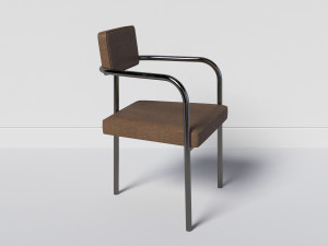 rag pipe chair Model 3D