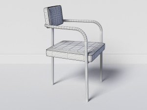rag pipe chair Model 3D