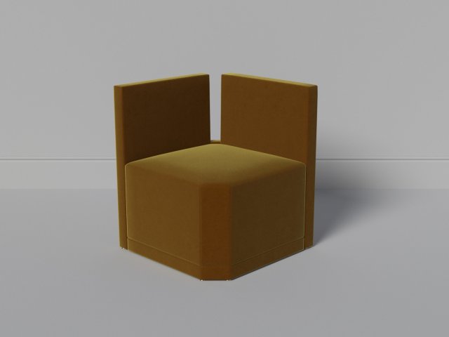 trapezius chair 3D Model .c4d .max .obj .3ds .fbx .stl .blend 