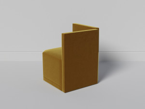 trapezius chair 3D Model