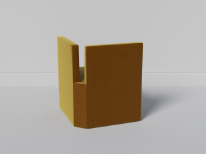 trapezius chair 3D Model