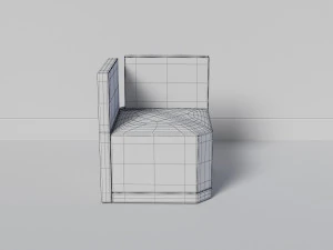 trapezius chair 3D Model