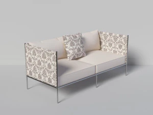 proste kanape Model 3D