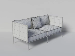 Kanap&eacute; simple Modèle 3D