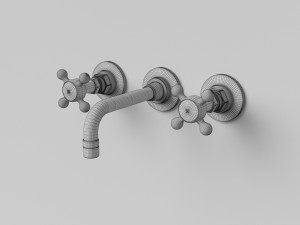 Wall-Mount Faucet - Ultra HD Model 3D