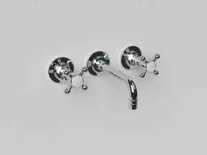 Wall-Mount Faucet - Ultra HD Model 3D