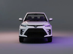 Toyota raize with interior 3D Model