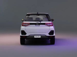 Toyota raize with interior 3D Model