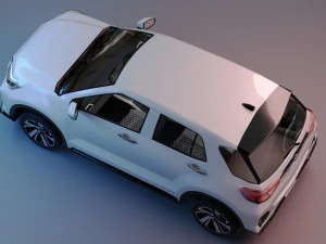 Toyota raize with interior 3D Model