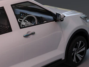 Toyota raize with interior 3D Model