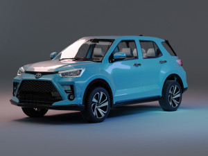 Toyota raize with interior 3Dモデル