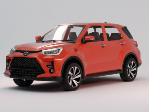 Toyota raize with interior 3Dモデル