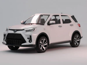 Toyota raize with interior 3D Model