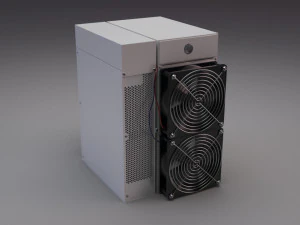 Antminer s19 pro cryptocurrency mining hardware 3D Model
