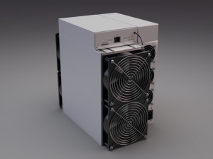 Antminer s19 pro cryptocurrency mining hardware 3D Модель