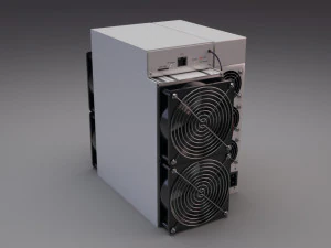 Antminer s19 pro cryptocurrency mining hardware 3D Model